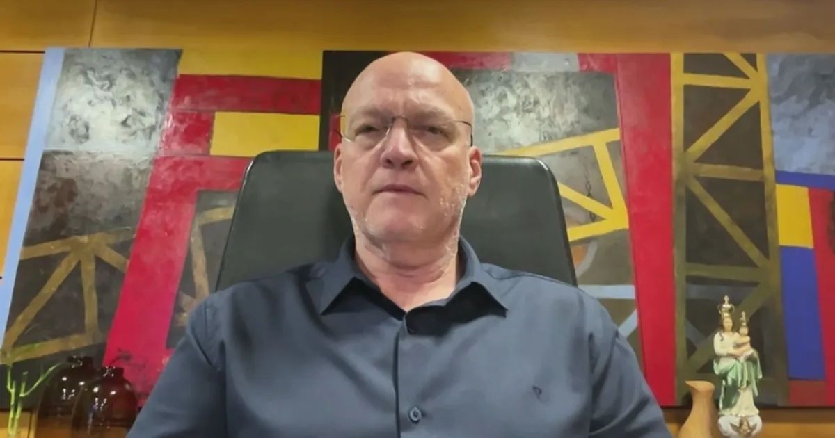 Alex Carvalho, presidente da Fiepa, durante entrevista sobre o fim da escala 6x1