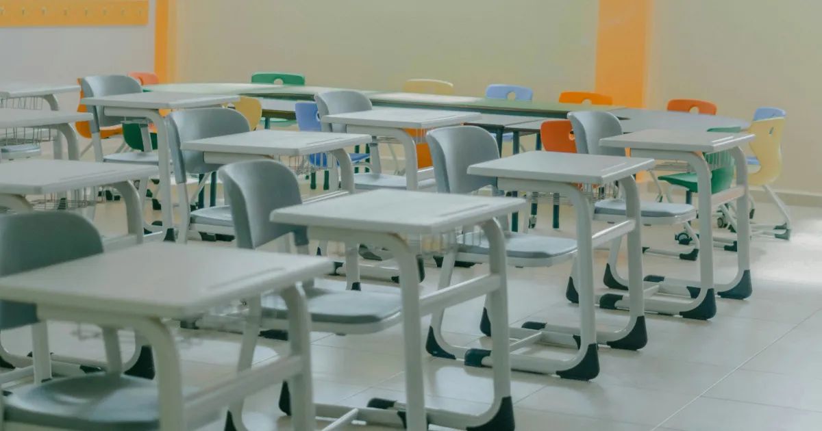 Sala de aula vazia