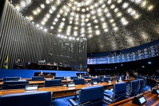 Plenário do Senado em sessão