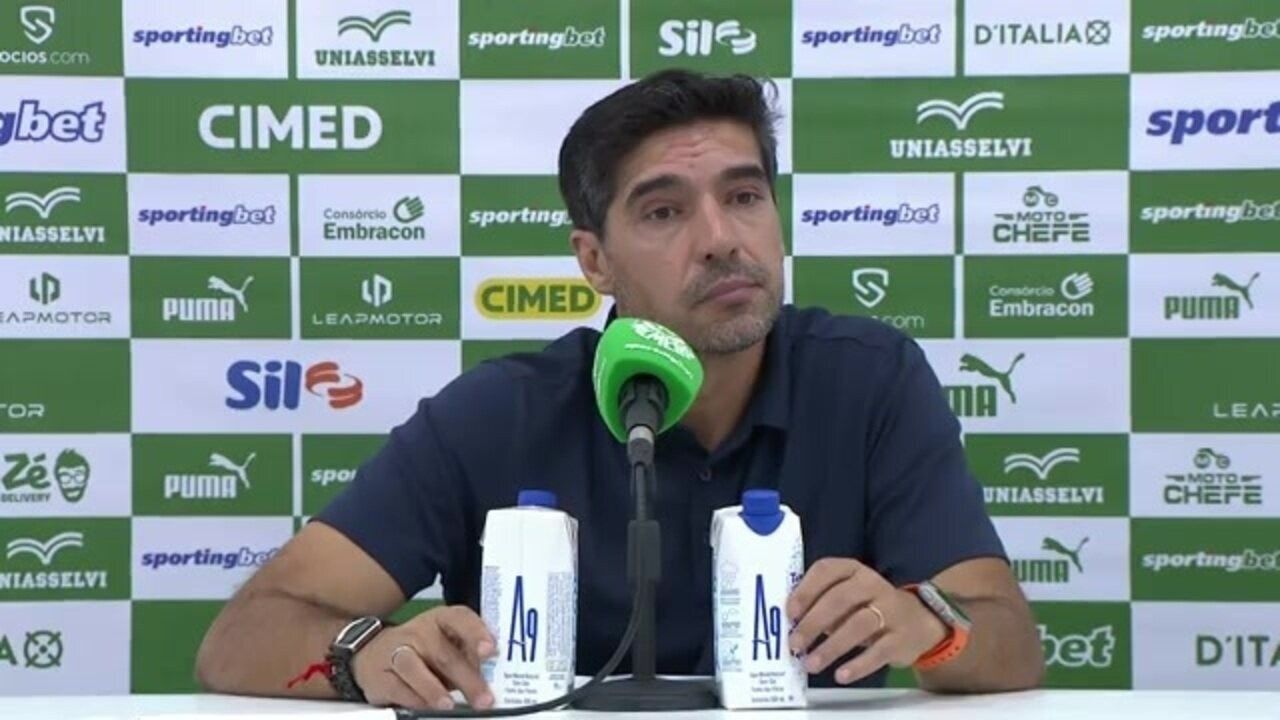 Jogadores do Flamengo e do Palmeiras em campo durante partida
