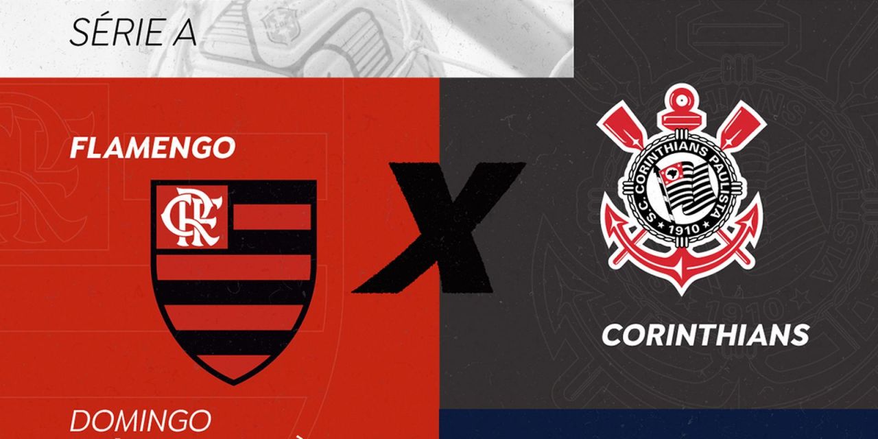 Flamengo e Corinthians em ação no Maracanã