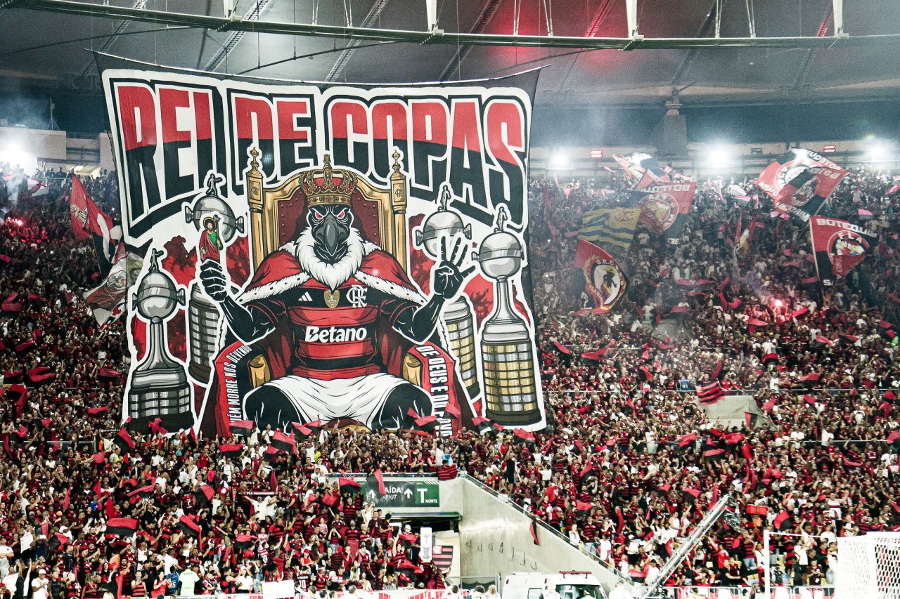 Time do Flamengo no Maracanã