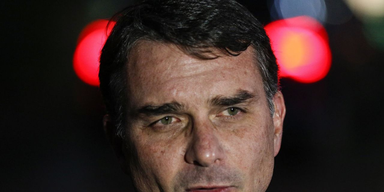 Flávio Bolsonaro em gravação divulgada