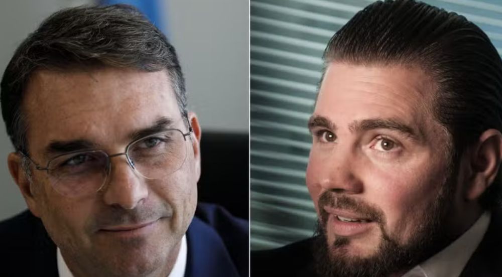 Deputado federal Flávio Bolsonaro em pronunciamento no qual rebate acusações do PT e aponta vazamentos seletivos da Polícia Federal