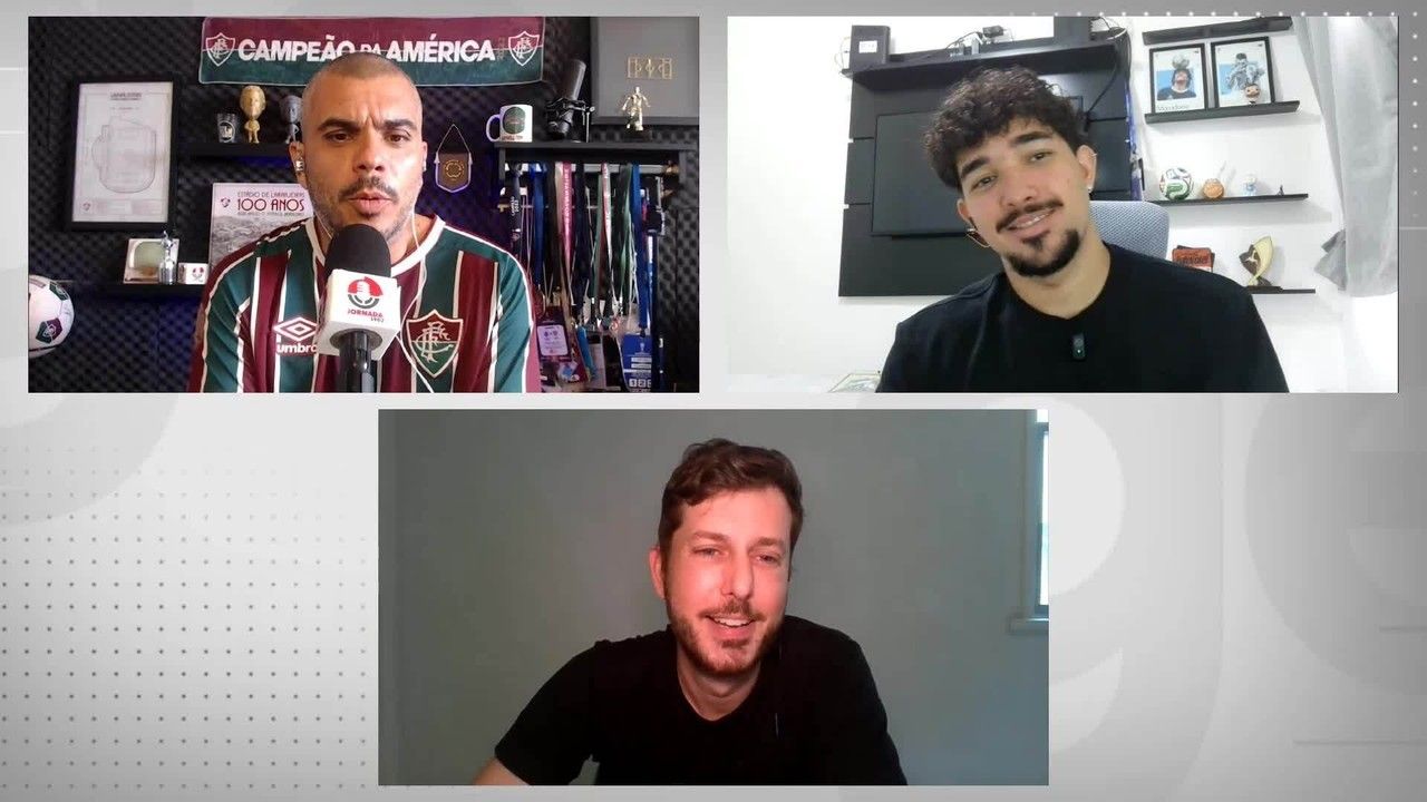 Jogadores do Fluminense comemorando gol no Maracanã