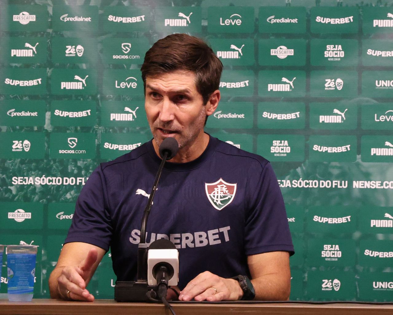 Maxi Cuberas concede coletiva após Cruzeiro x Fluminense