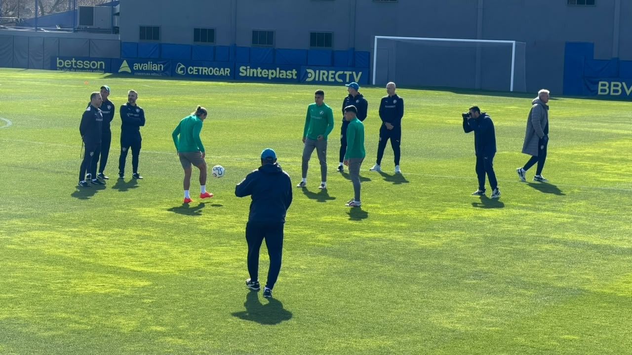 Treino do Fluminense na Casa Amarilla