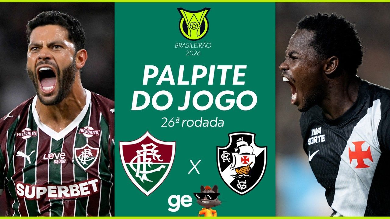 Fluminense e Vasco em disputa de bola no Maracanã