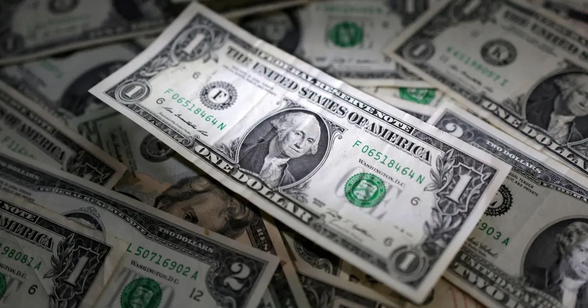Gráfico de fluxos de capital para mercados emergentes