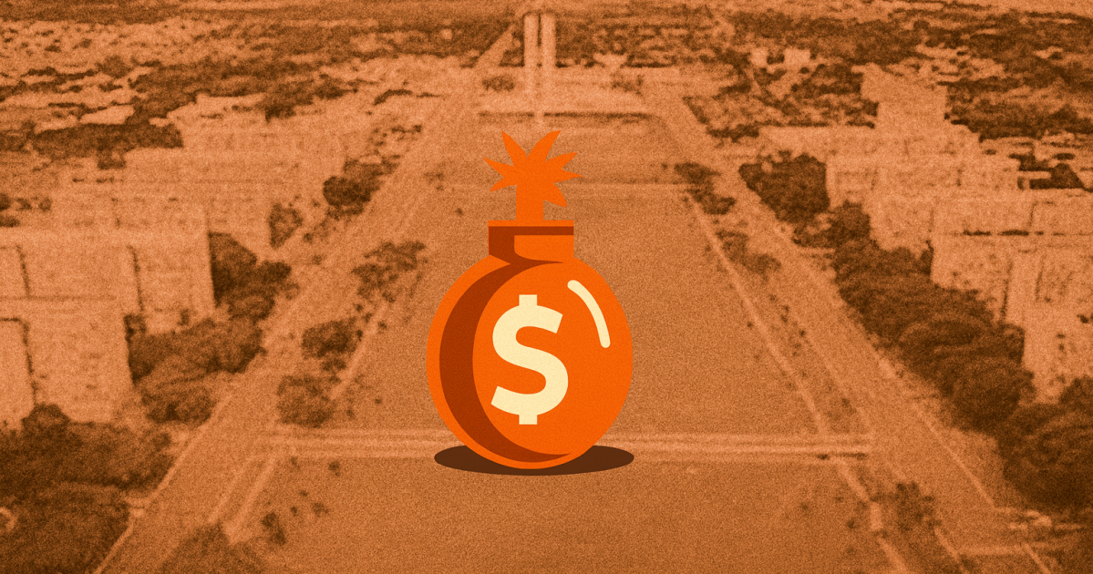 Gráfico da evolução projetada da dívida pública brasileira