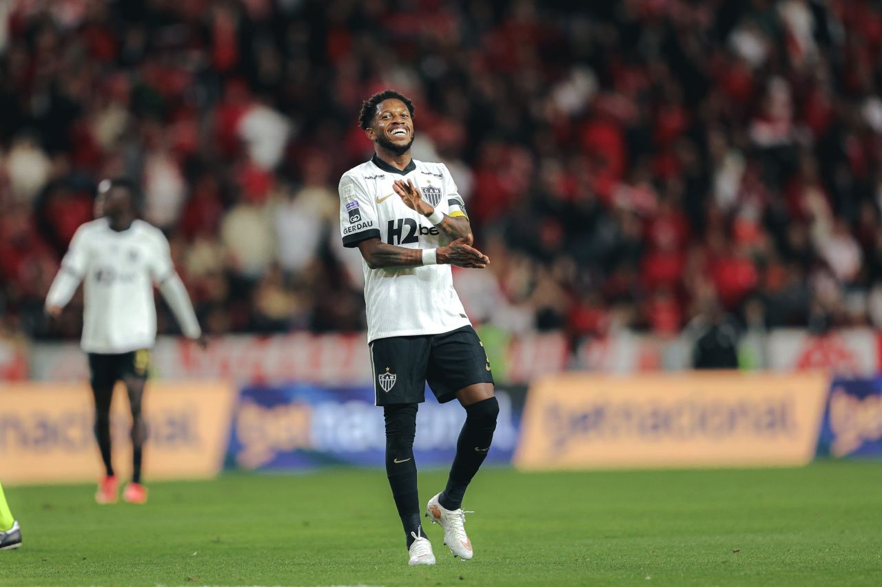 Fred com a camisa 7 do Atlético-MG