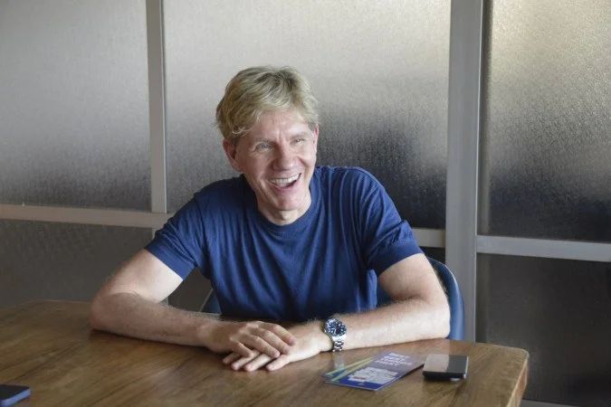 Björn Lomborg durante palestra no Auditório Nereu Ramos