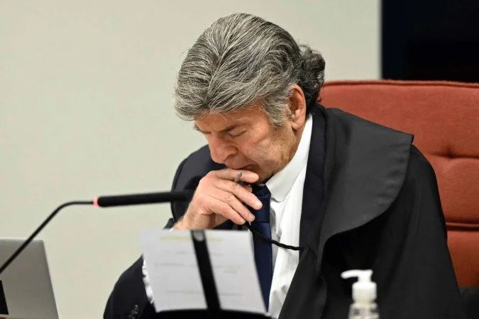Ministro Luiz Fux no plenário do STF