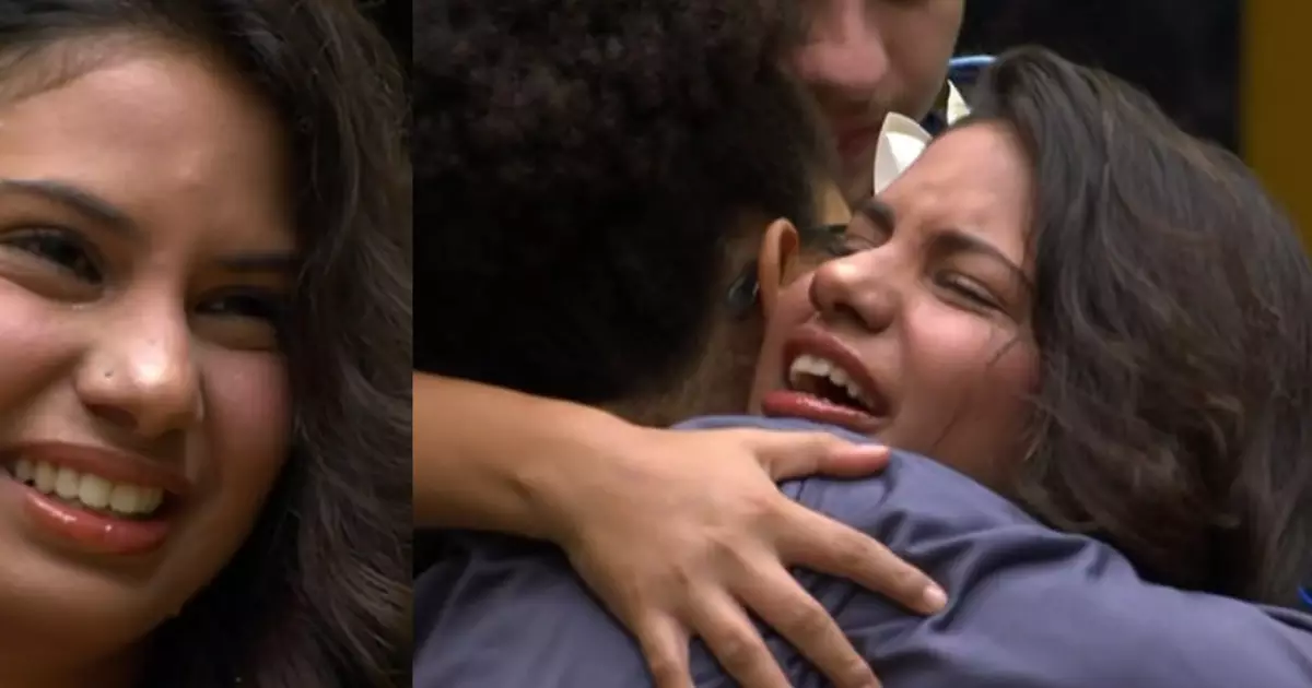 Gabi durante eliminação no BBB 26