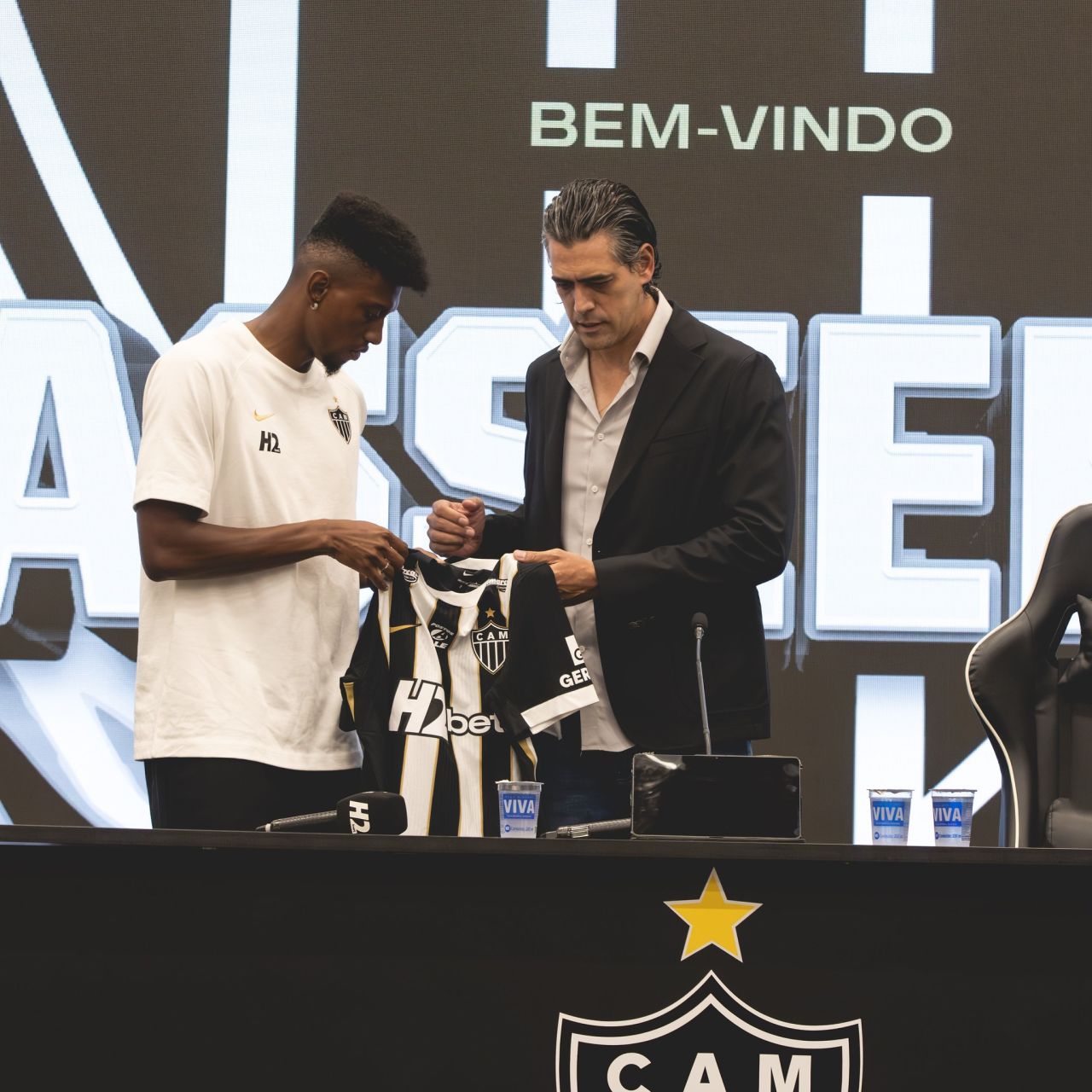 Apresentação de Cassierra no Atlético-MG
