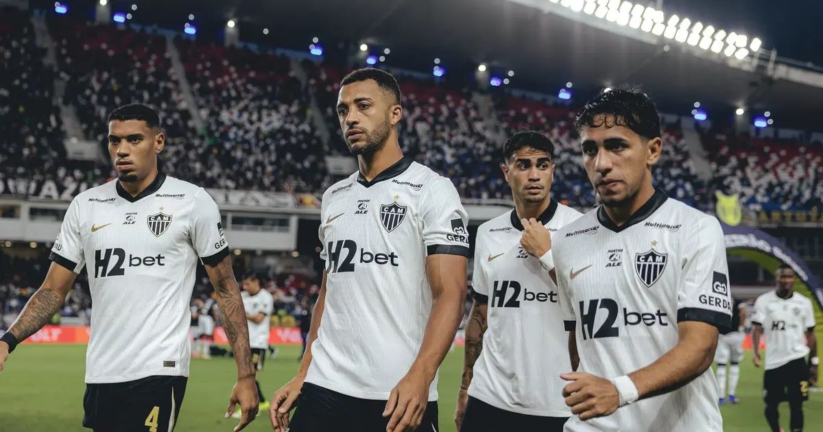 Treino do Atlético na Cidade do Galo antes de partida