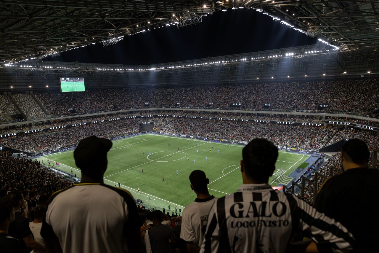 Jogadores do Atlético-MG comemorando