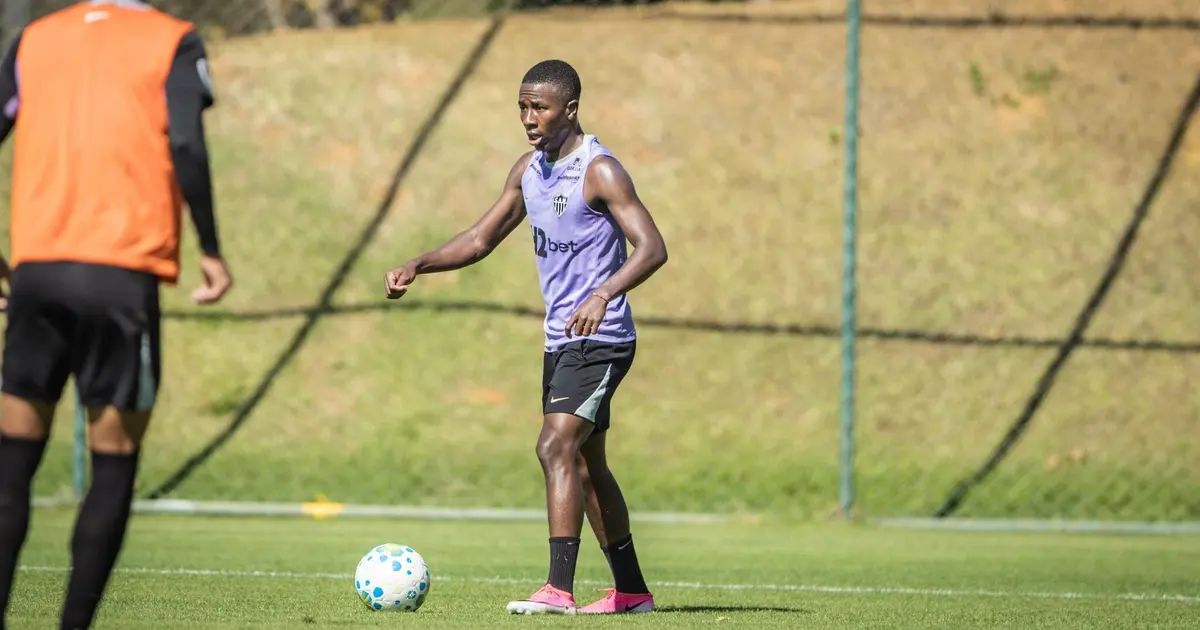 Treino do Atlético na Cidade do Galo