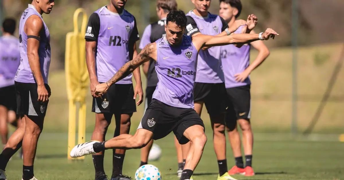 Treino do Atlético-MG na Cidade do Galo