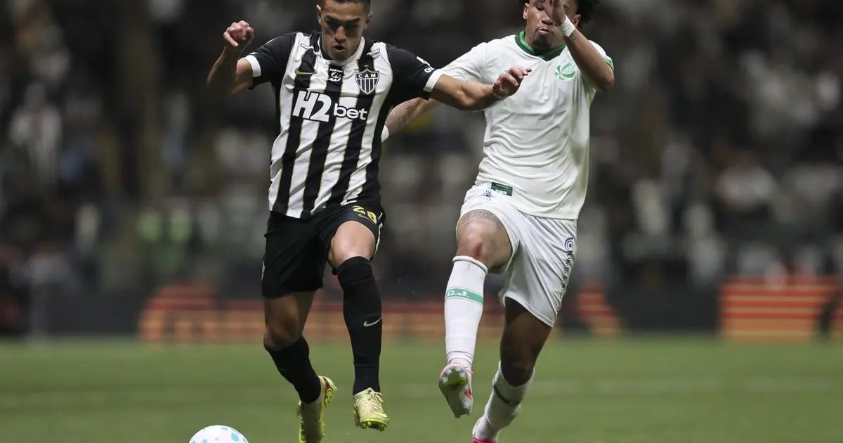 Atlético em ataque na Arena MRV
