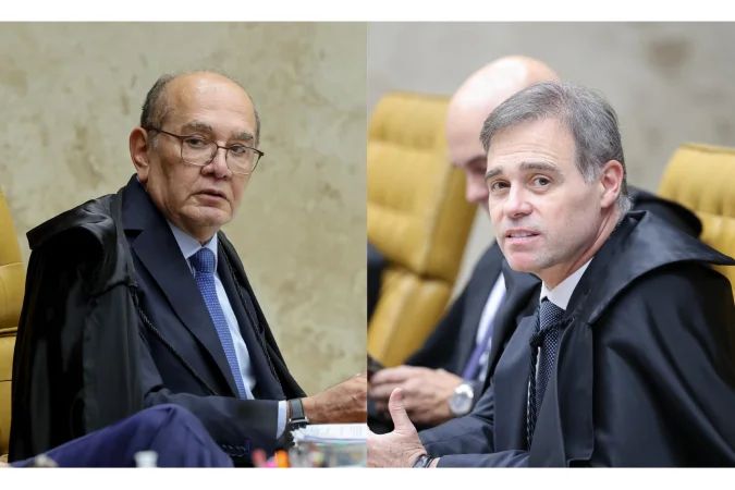 Gilmar Mendes no plenário do STF