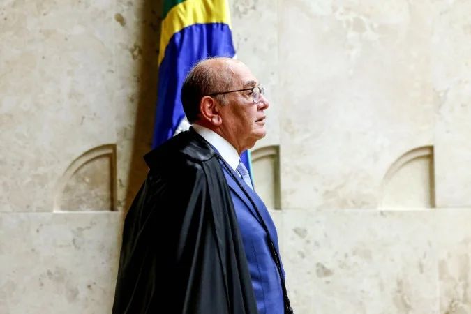 Ministro Gilmar Mendes em sessão do STF