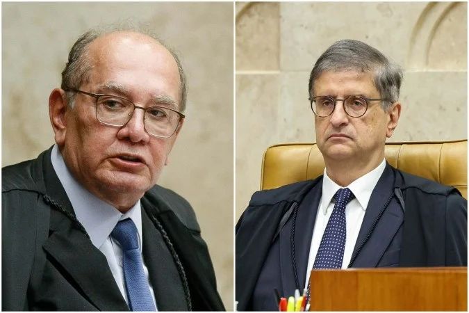 Gilmar Mendes no plenário do STF