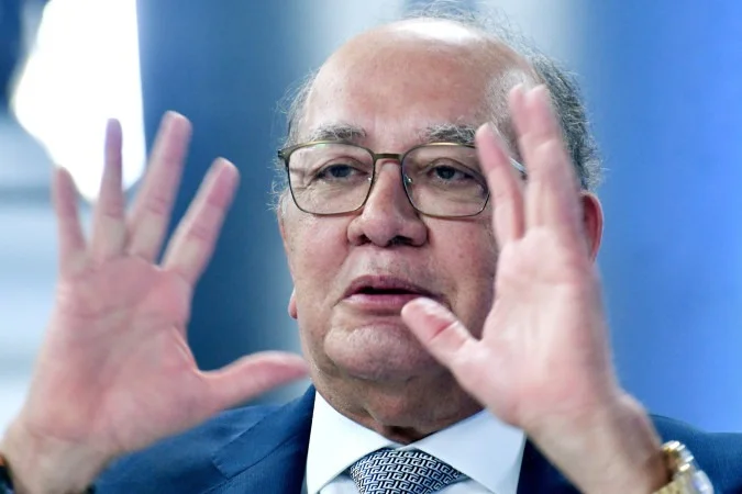 Ministro Gilmar Mendes durante entrevista ao CB.Poder