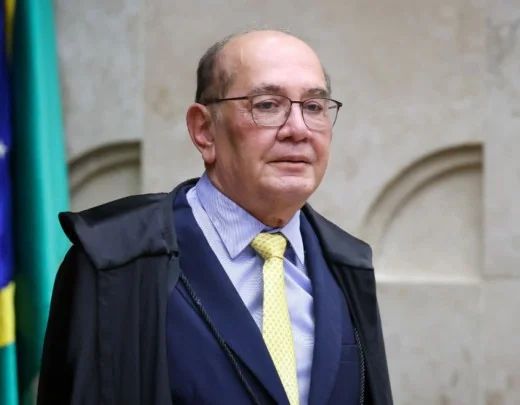 Ministro Gilmar Mendes durante sessão do STF