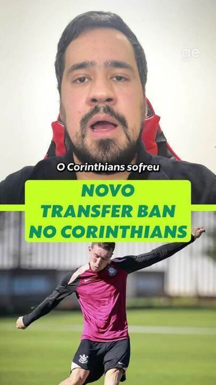 Reginaldo Borim durante assinatura de contrato com o Corinthians