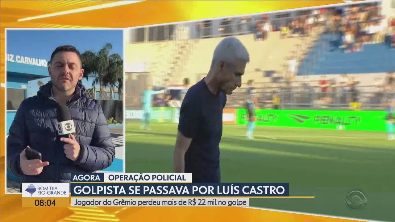 Foto do técnico Luís Castro usada pelo golpista