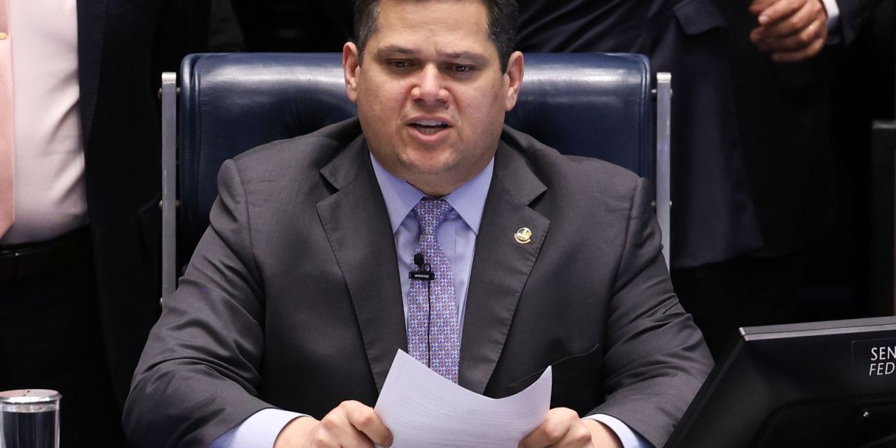 Plenário do Senado durante sessão