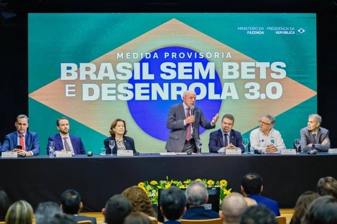 Presidente anuncia pacote sobre apostas e renegociação de dívidas