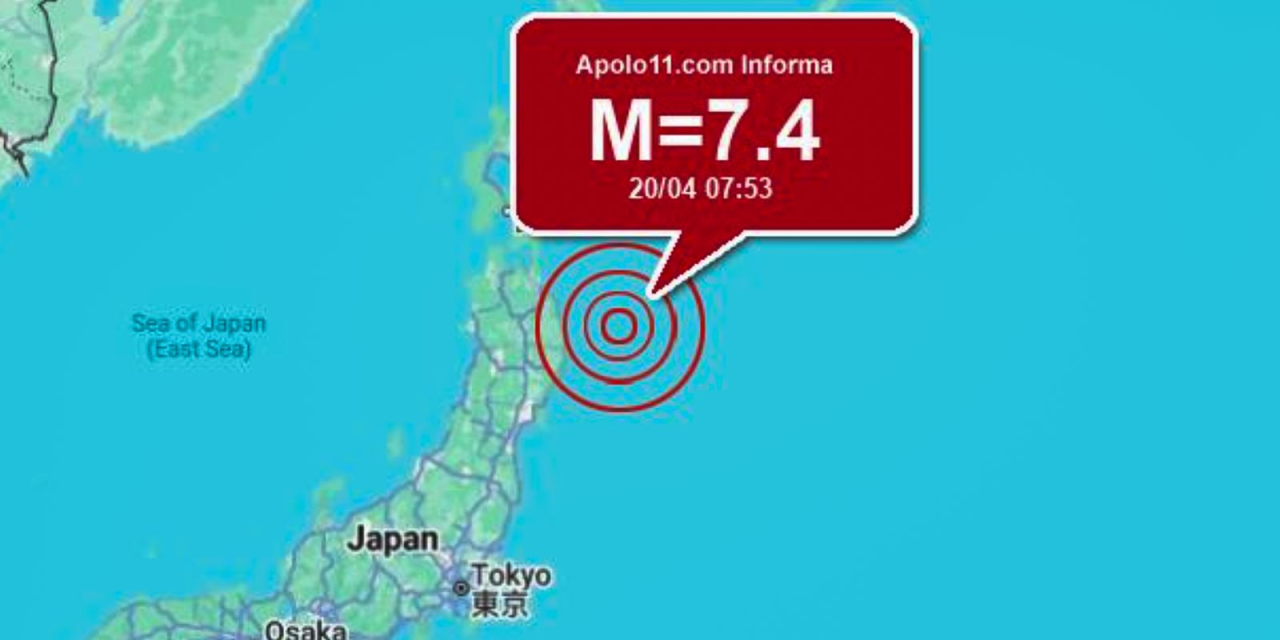 zona costeira do Japão após o terremoto