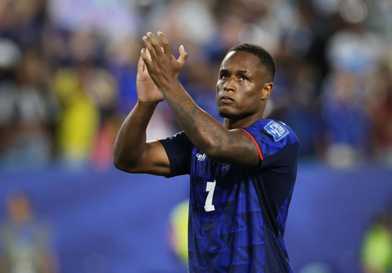 Jovane Cabral em ação pela seleção de Cabo Verde