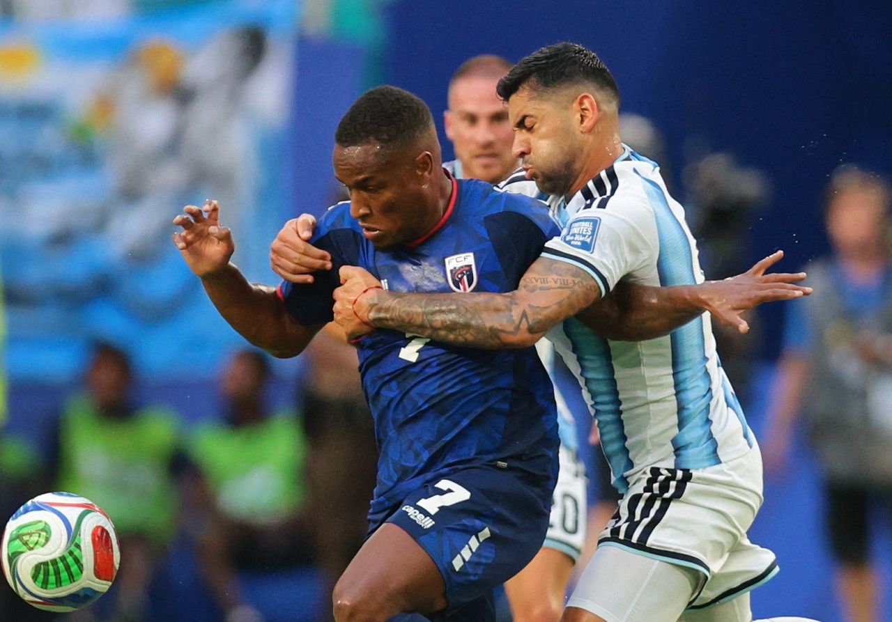 Jovane Cabral em campo pela seleção de Cabo Verde