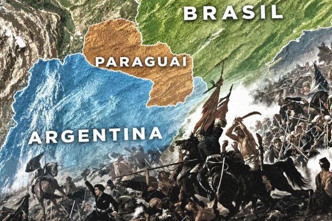Livro sobre a Guerra do Paraguai e referência a canhão histórico