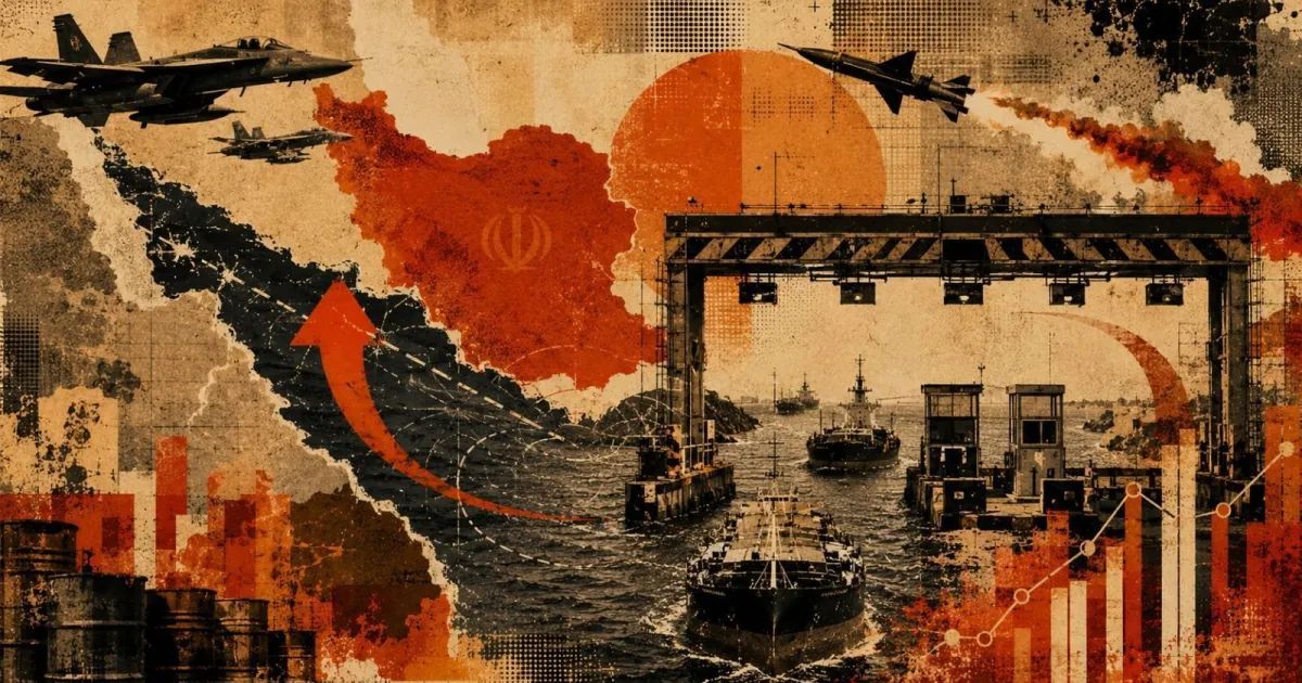 Navio-tanque no Estreito de Ormuz