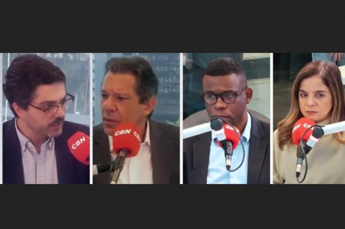 Fernando Haddad durante sabatina