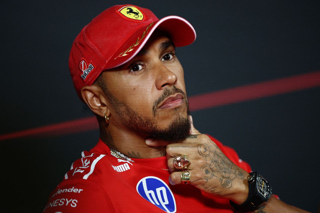 Lewis Hamilton em coletiva antes do GP da Itália