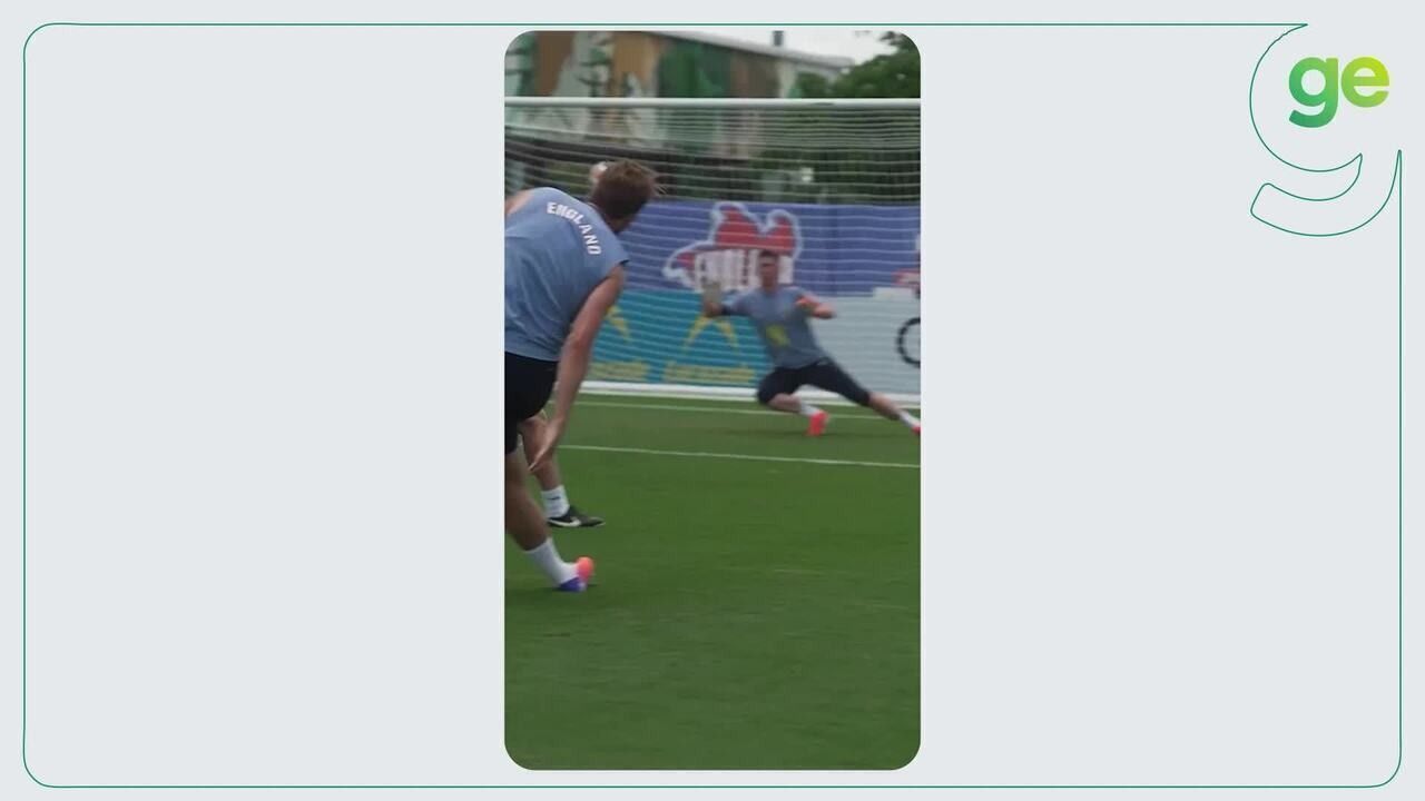 Harry Kane durante treino da Inglaterra na Flórida