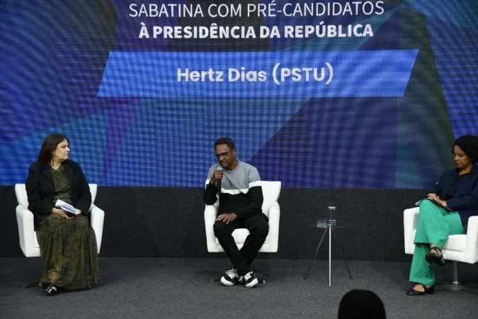 Hertz Dias na sabatina do Correio Braziliense