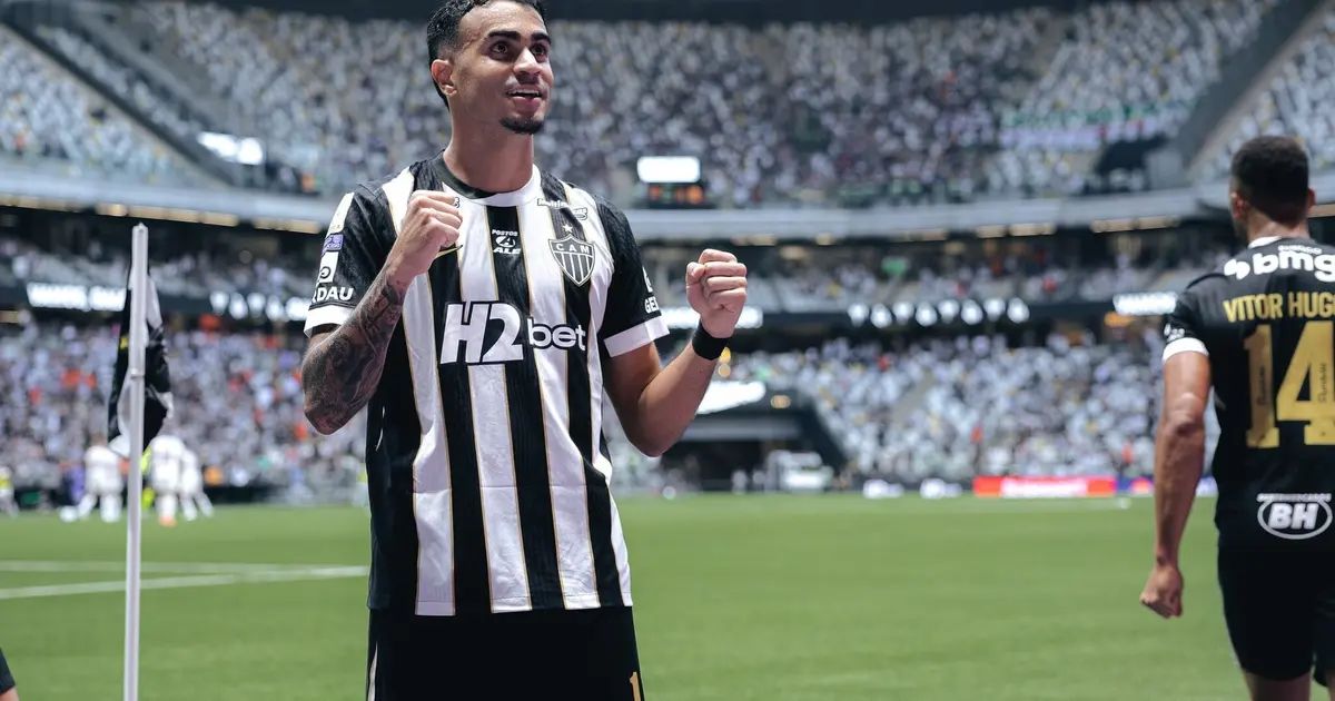Jogadores do Atlético em preparação para partida