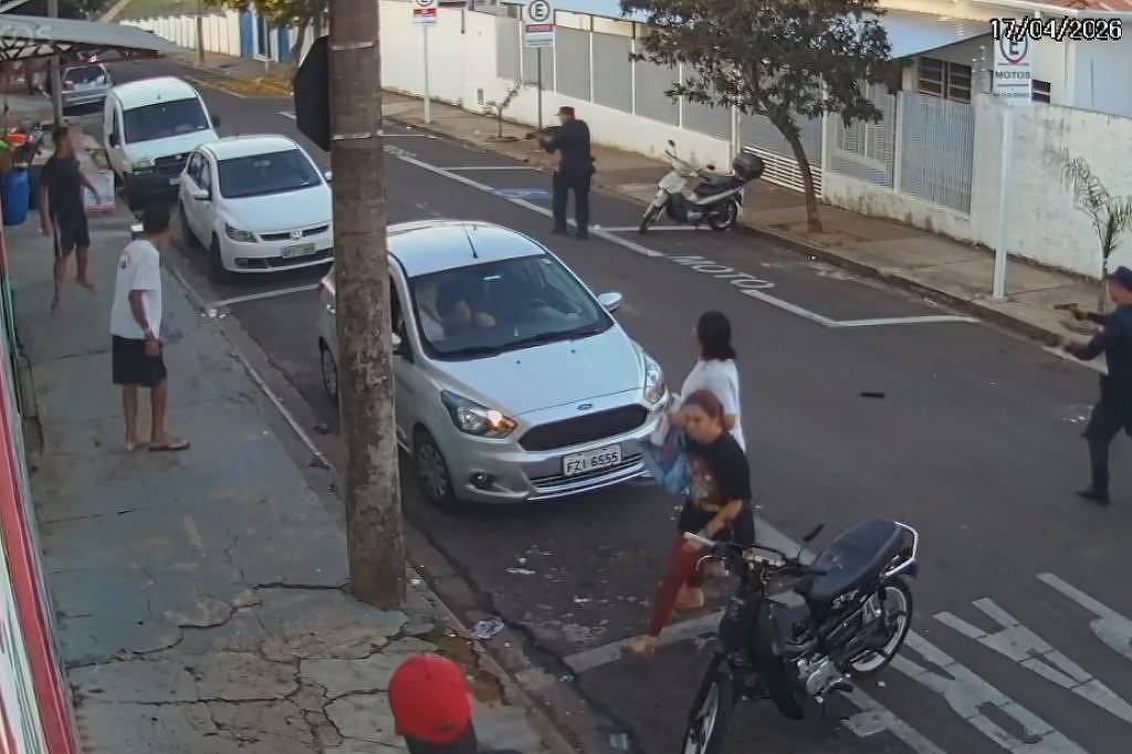 Câmera de segurança registra assalto e fuga em mercearia de Botucatu