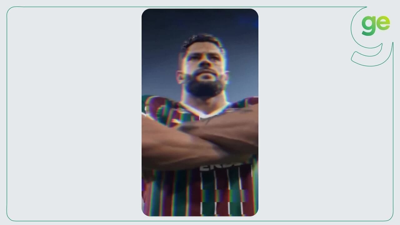 Hulk em apresentação virtual do Fluminense
