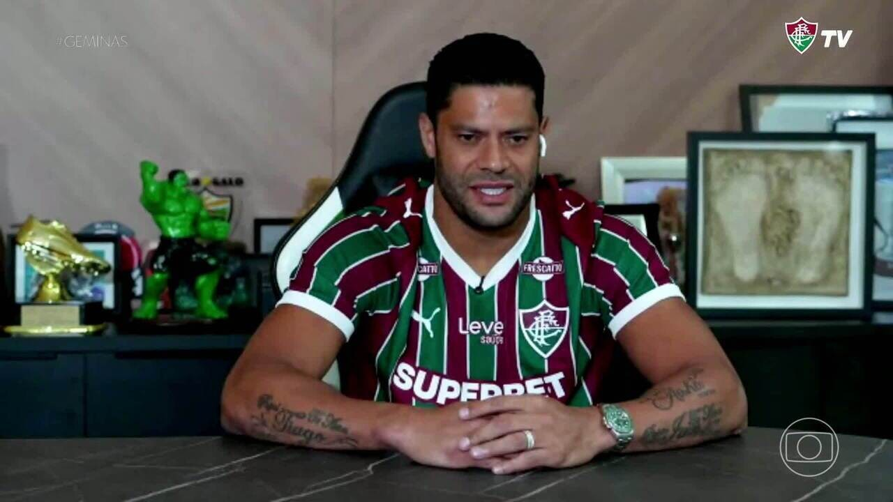 Hulk anunciado pelo Fluminense