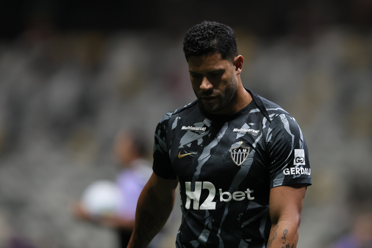 Hulk durante entrevista na Arena MRV