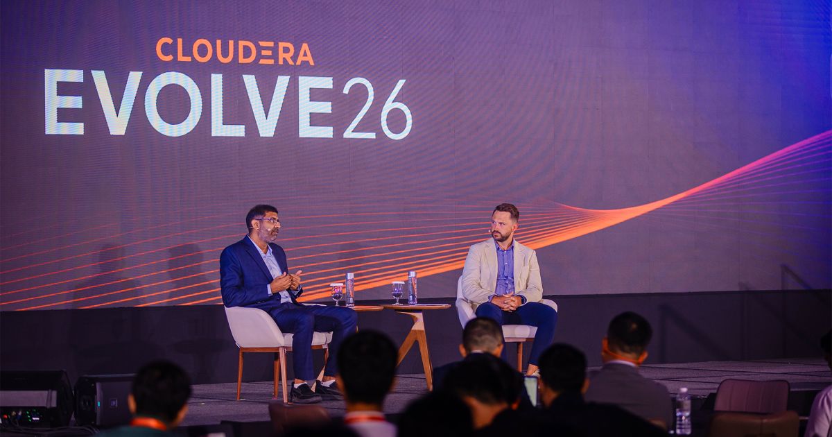 Palestrante discute IA empresarial no EVOLVE26