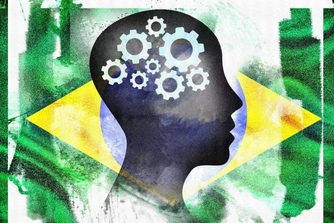 Tela de computador exibindo interface de IA e lista de nomes de candidatos