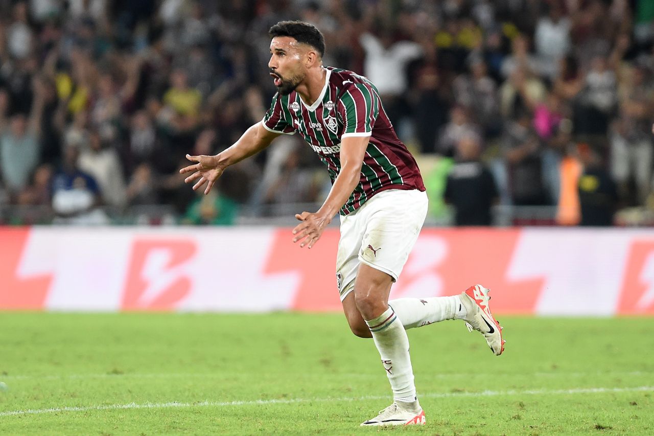 Ignácio comemorando gol pelo Fluminense